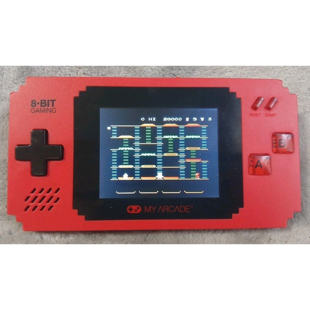 My‎ Arcade 8 Bit Gaming Console 308 Arcade Games Works Pixel Player Retro READ